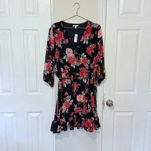 Maurices Floral Dress 🌹🖤 – New With Tags *Cross-listed*